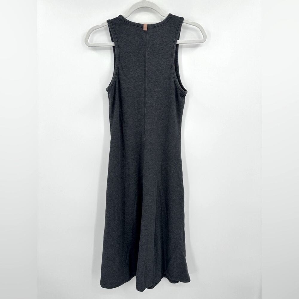Lunya | Restore Grey Fitted Midi Lounge Tank Dress Size Small - Picture 4 of 7